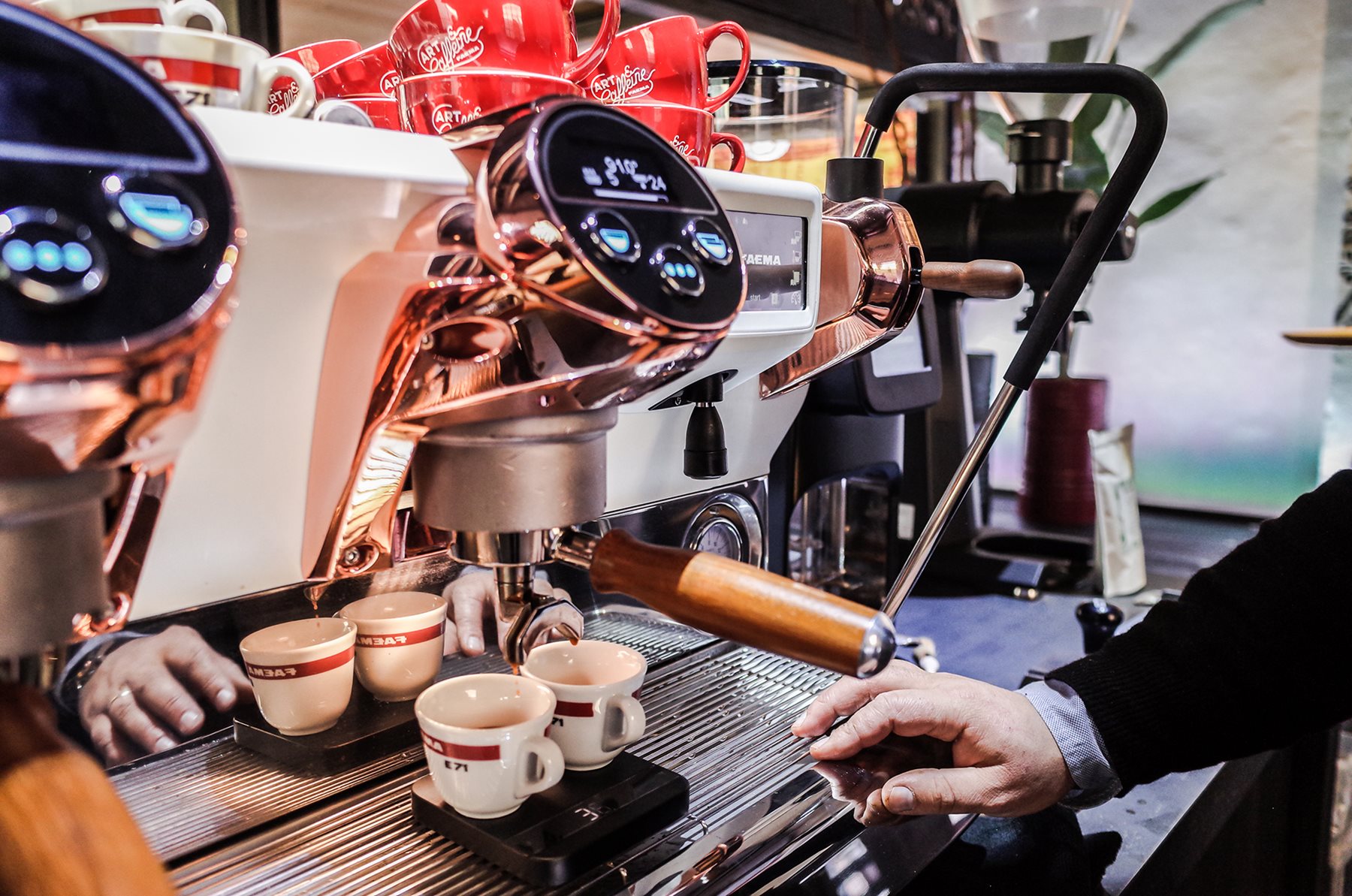 Same Coffee, Different Espressos: Preinfusion Control with Faema E71E - The  Global Coffee Festival